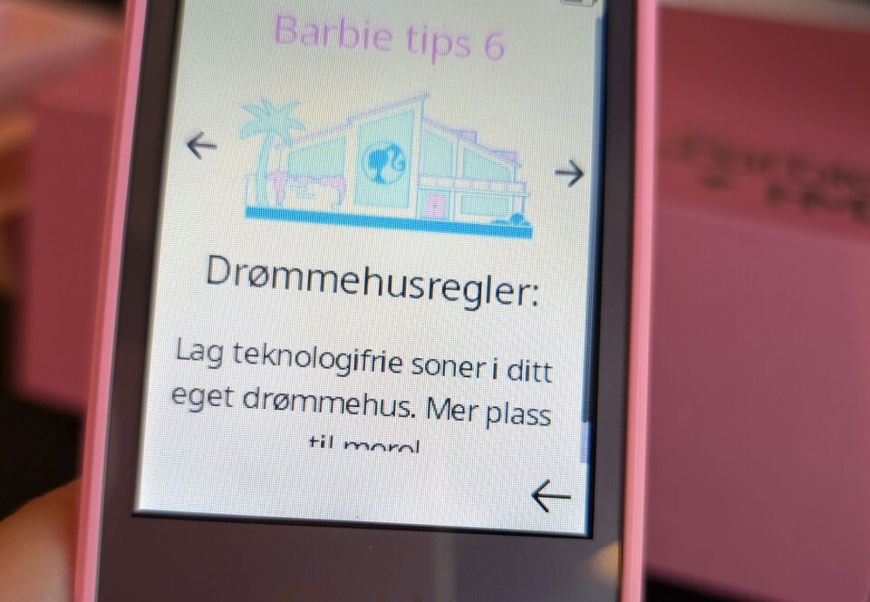 DIGITAL DETOX: Mange gode tips å få fra Barbie.