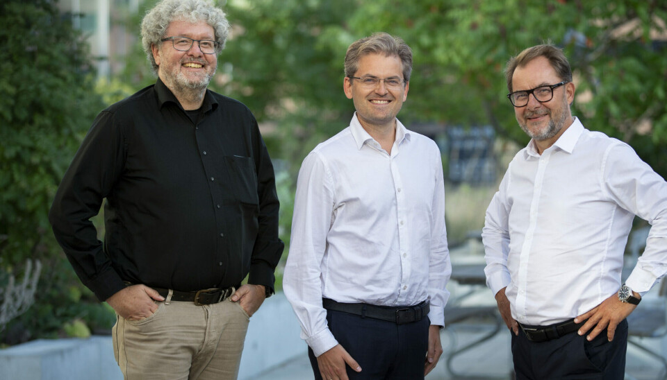 OPPKJØP: De er fornøyde med oppkjøpet. Morten Strunge Nielsen, prosjektdirektør i Globeteam, Sebastian Næss Langaas, daglig leder i Kons og Claus Moldow, konserndirektør i Globeteam. (Foto: Seidel photography) Fra venstre:
Morten Strunge Nielsen, prosjektdirektør i Globeteam
Sebastian Næss Langaas, daglig leder i Kons
Claus Claus Moldow, konserndirektør i Globeteam