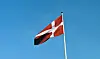 Danmark. Dansk flagg.