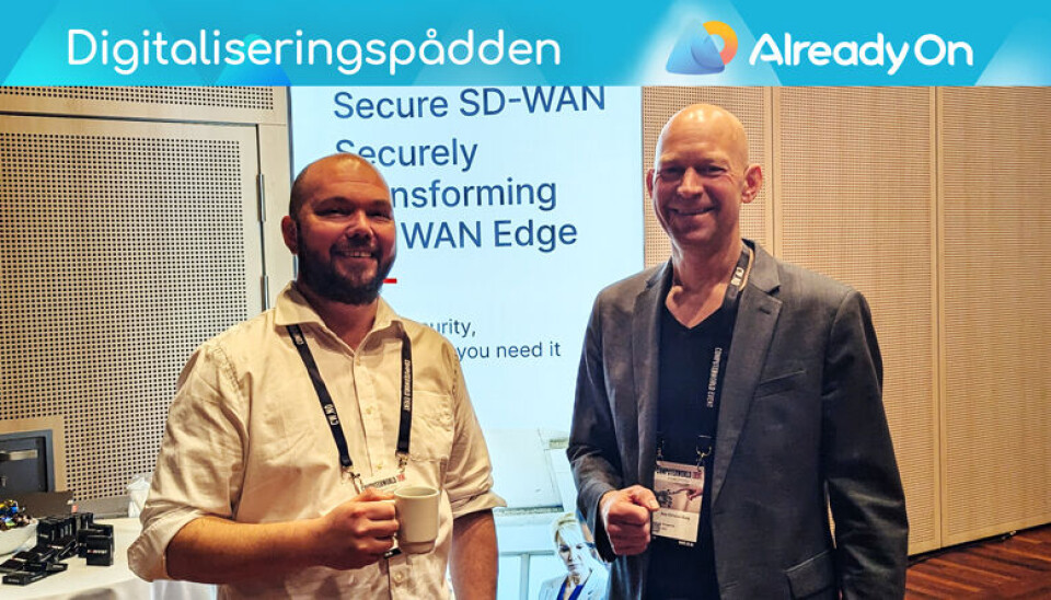 SKJULT: Lars Eidsten, teknisk leder i Fortinet Norge om hva som foregår på Darkweb. (Foto: Digitaliseringspådden)