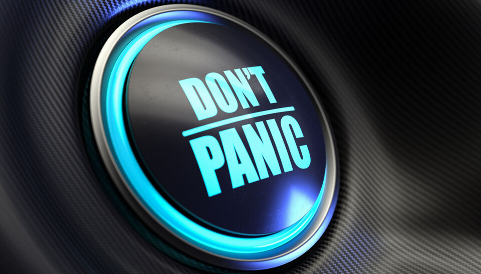 INGEN GRUNN: Artikkelforfatteren trekker fram sentrale ingredienser for å lykkes med kunstig intelligens, og ikke minst hva vi trenger minst av alt – panikk. (Foto: Istock)