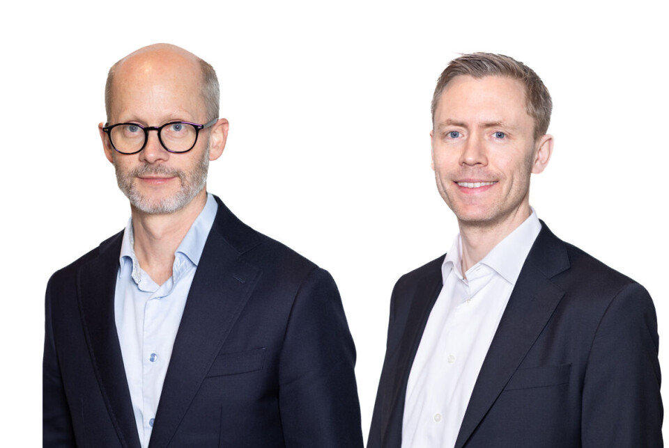 Henrik Bibow og Dag Vidar Bendiksen, PA Consulting. (Foto: Charlotte Wiig)
