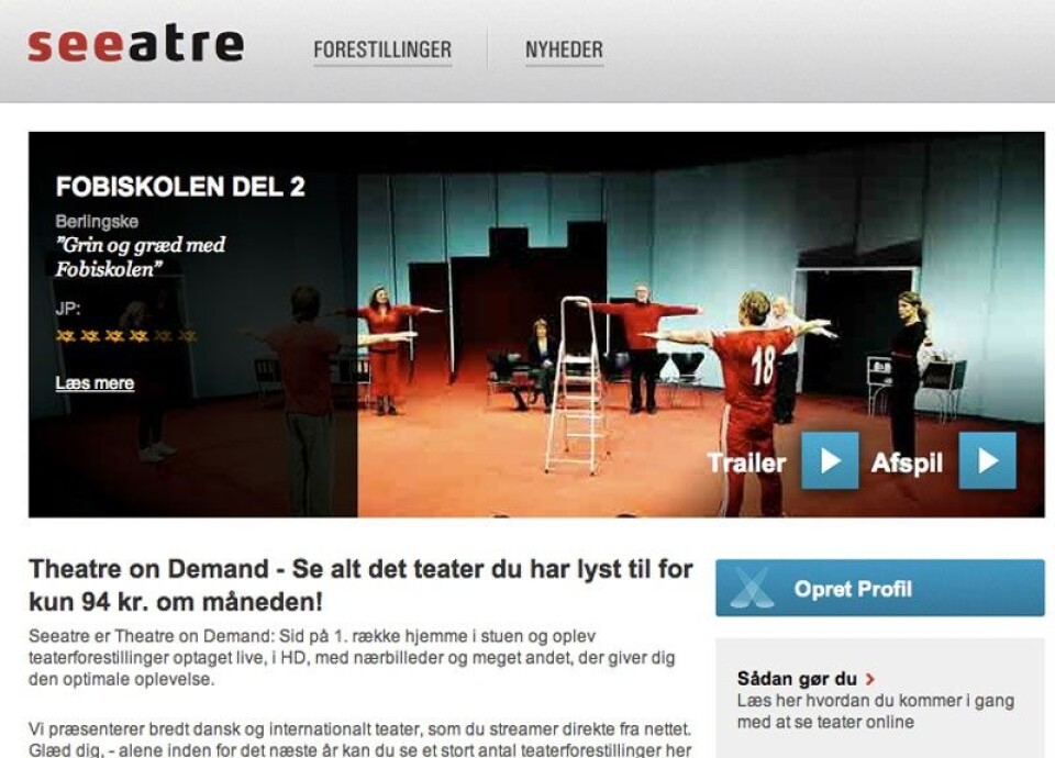Danskene med teater-streaming