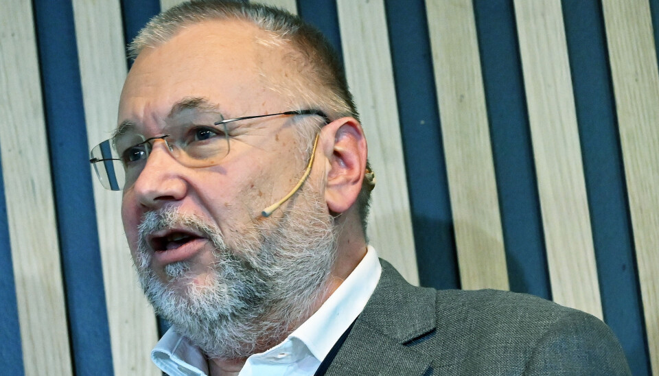 ADVARER: – Det er klart at hvis Kina eller USA plutselig kommer med helt ny teknologi, vil det knekke deler av markedet vårt, poengterer Terje Nilsen, direktør for banebrytende teknologier i Kongsberg Discovery. (Foto: Ola Sæther)
