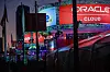 San Francisco, Ca: Outdoor pavilion of Oracle Open World conference opened at Howard street near Moscone Center in the evening on Sept 22, 2013 in San Francisco, CA, USA.