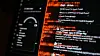 Programkode på skjerm kode programmering hacking