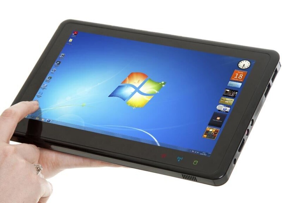 Tavle-pc med Windows 7