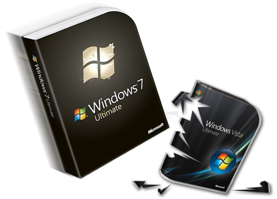 En av ti bruker Windows 7