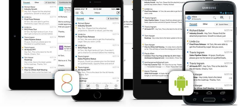 OUTLOOK: Microsoft er klar med ny epostklient for iOS. OUTLOOK: Microsoft er klar med ny epostklient for iOS.