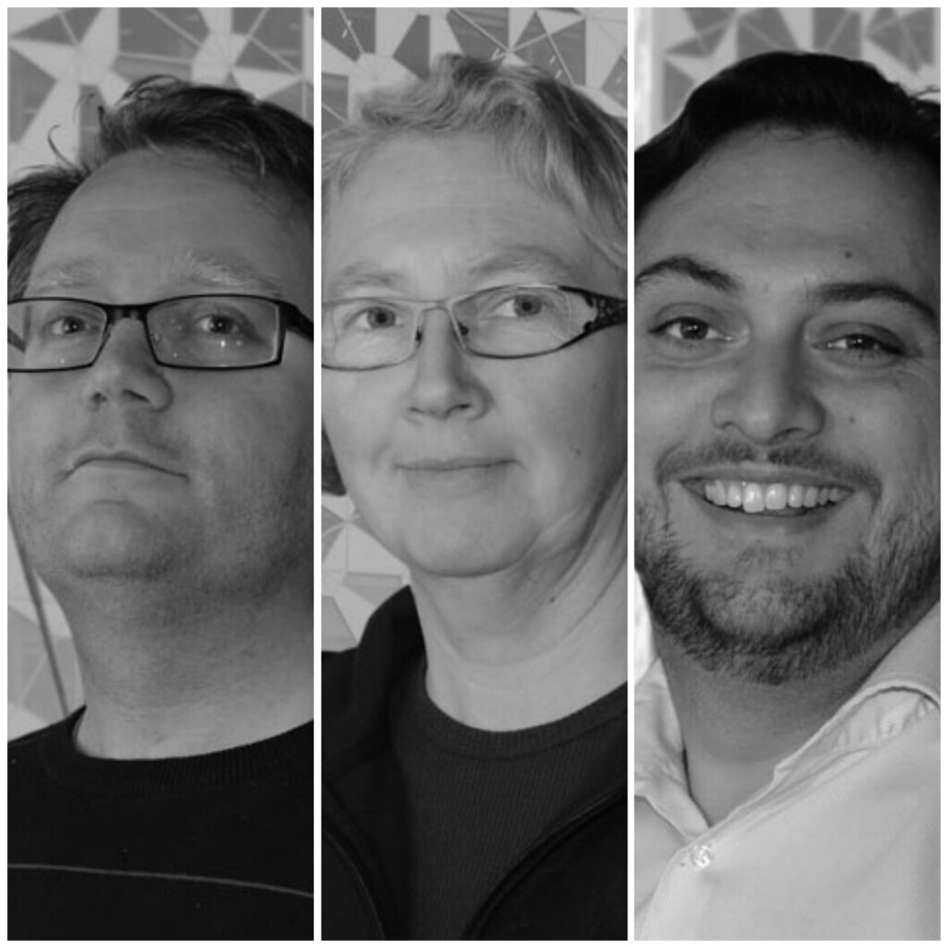 TRE TIL RIGHT: Eivind Olsen, Kjersti Leret og James Guy er seniorkonsulenter i Right Consulting og Right BI. (Foto: Right Consulting) TRE TIL RIGHT: Eivind Olsen, Kjersti Leret og James Guy er seniorkonsulenter i Right Consulting og Right BI. (Foto: Right Consulting)