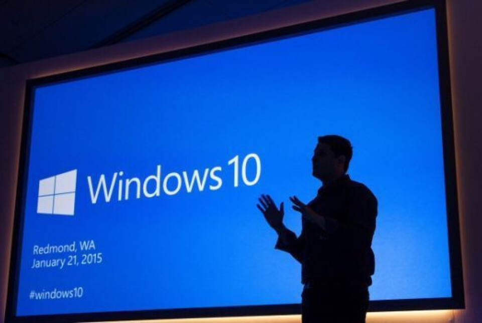 RASKT: Microsofts nyeste operativsystem, Windows 10, opplever en svært rask utbredelse nå - helt på linje med det selskapet opplevde da de lanserte Windows 7. (Foto: PC World USA)