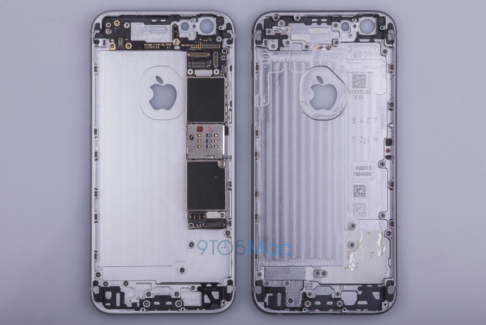 IPHONE 6s: Identisk med dagens modell - på utsiden. (Foto: 9to5Mac)