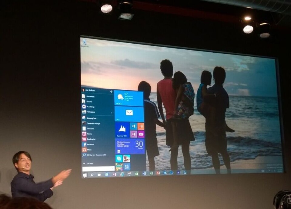 KOSTBART?: Oppgraderingen til Windows 10 skal være gratis om man skal tro Microsoft. Likevel kan oppgraderingen bli en kostbar æffere for bedrifter.