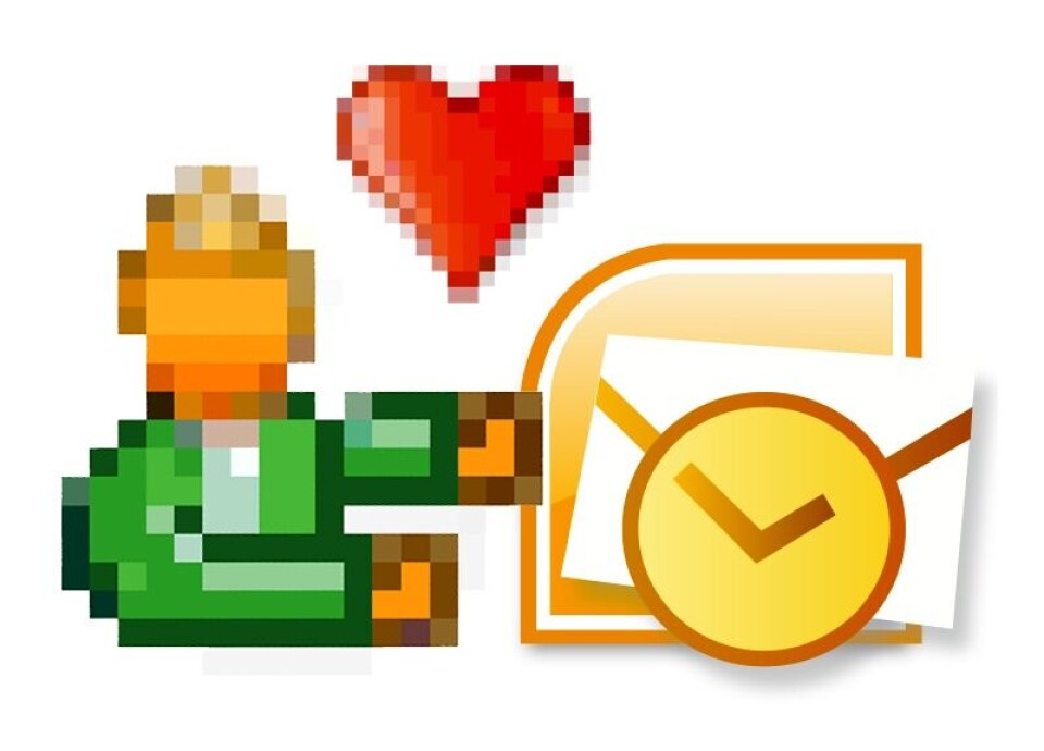 SAMARBEIDSVENNLIG: Bedre produktivitet og enklere samarbeid lover Microsoft i neste Exchange-server, der Outlook er applikasjonen de fleste kjenner. Illustrasjon: Arkiv.