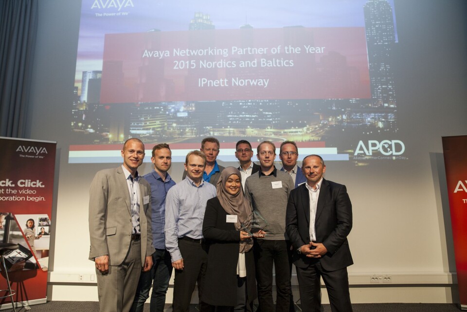 ÅRETS PARTNER: IPnett ble årets partner under Avaya Partner Connection Day i Göteborg denne måneden. (Foto: Presse) ÅRETS PARTNER: IPnett ble årets partner under Avaya Partner Connection Day i Göteborg denne måneden. (Foto: Presse)