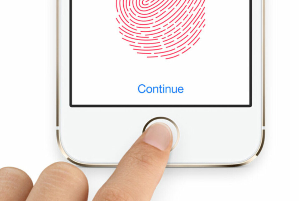 TOUCHID: Fingeravtrykk i stedet for passord (Foto: Apple)