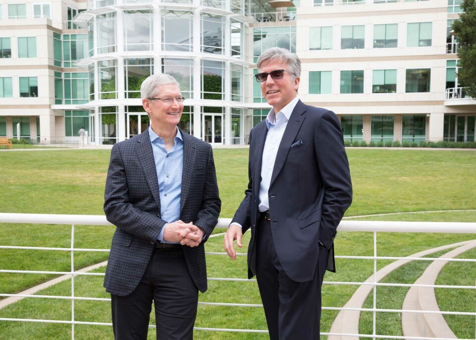 SAP: Apple og SAP, ved Cook og McDermott (Foto: SAP) SAP: Apple og SAP, ved Cook og McDermott (Foto: SAP)