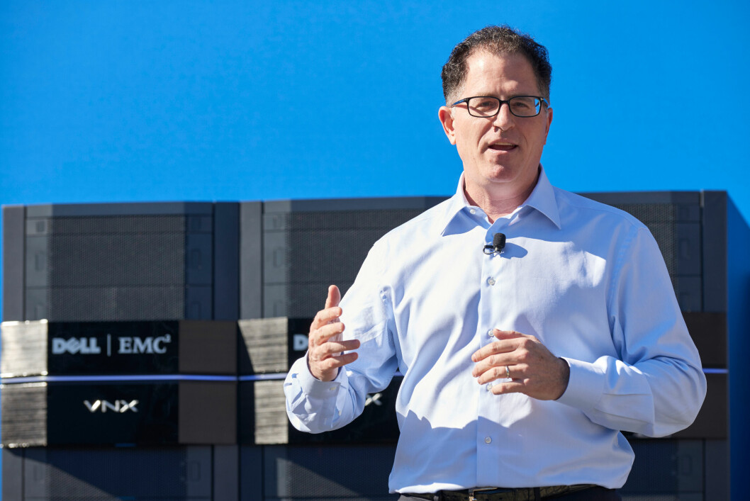 BRUDEPRIS: Michael Dell selger unna programvaredivisjonen for å finansiere gigantoppkjøpet av Dell. Foto: Dell