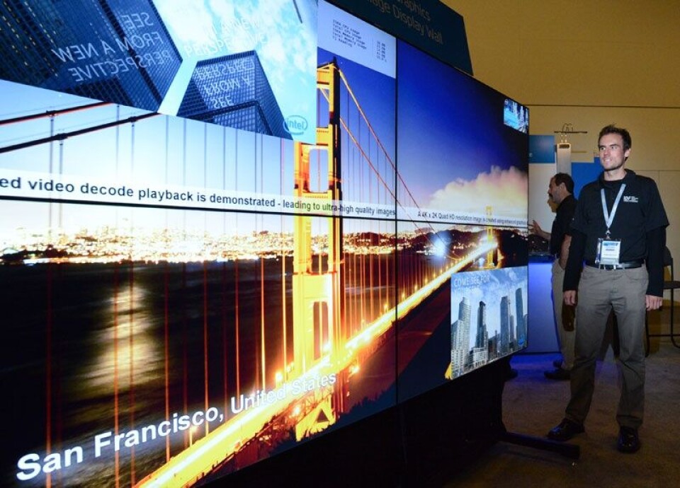 SUPEROPPLØSNING: Windows 10 får støtte for 8K i tillegg til 4K-oppløsning. Foto: Illustrasjonsfoto