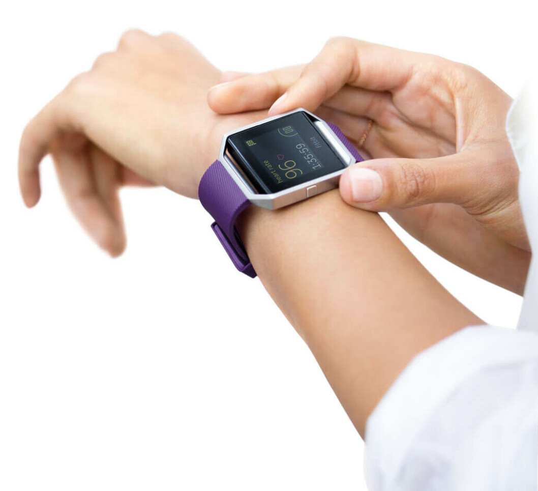 DESIGN: Fitbit Blaze ser pen ut på håndleddet, men er en aktivitetsmåler fremfor alt annet. FOTO: Fitbit DESIGN: Fitbit Blaze ser pen ut på håndleddet, men er en aktivitetsmåler fremfor alt annet. FOTO: Fitbit