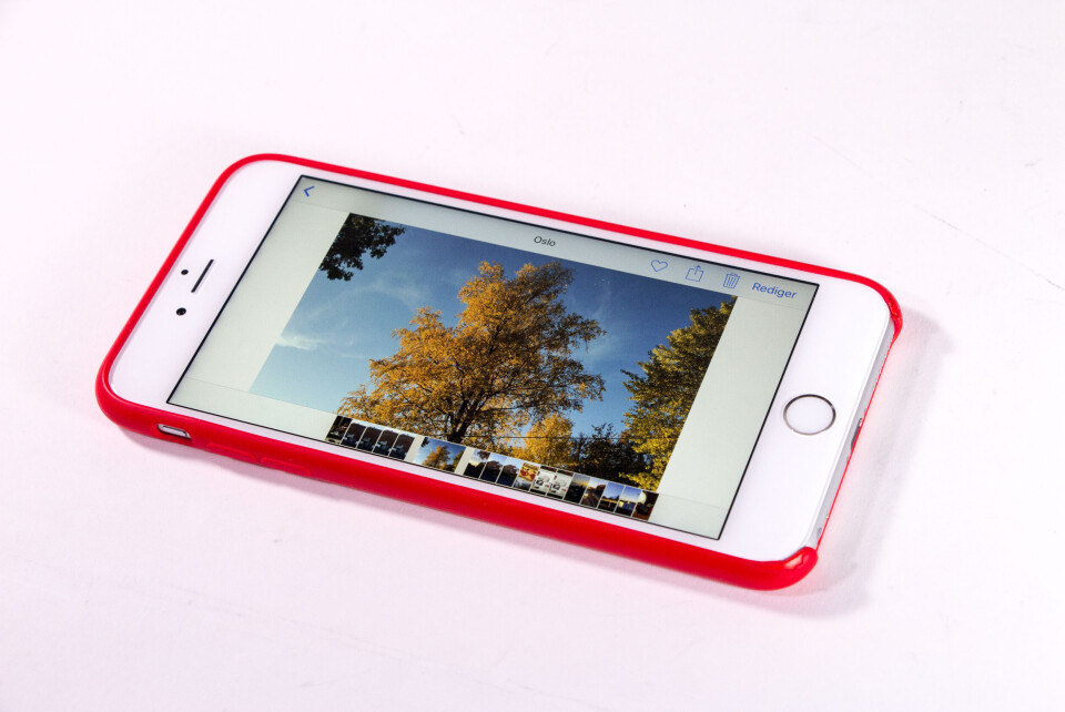 KAMERA: Nye Iphone 6s Plus har fått bedre kamera enn forgjengeren. (Foto: Toralv Østvang) KAMERA: Nye Iphone 6s Plus har fått bedre kamera enn forgjengeren. (Foto: Toralv Østvang)