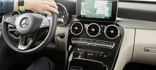 Mercedes med Apple Watch-navigasjon