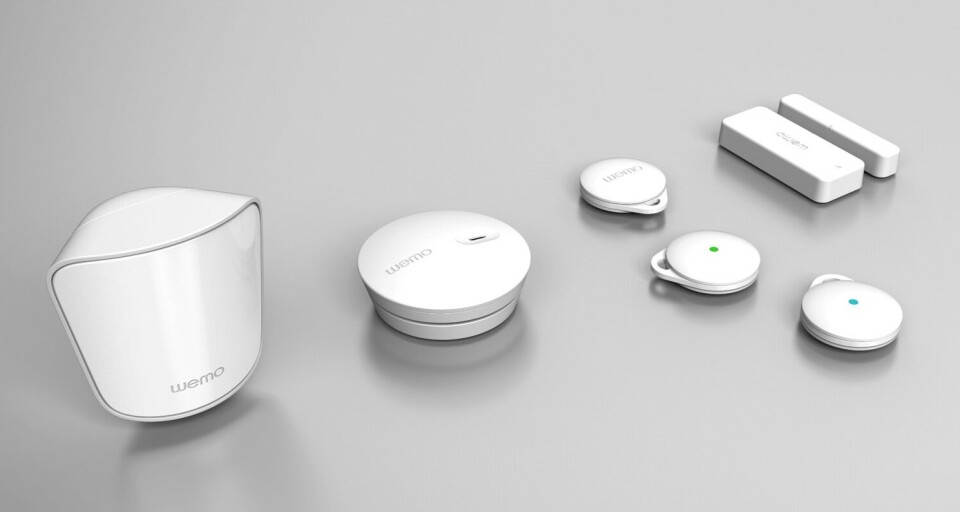 SNAKKER SAMMEN: WeMo-sensorer fra Belkin.