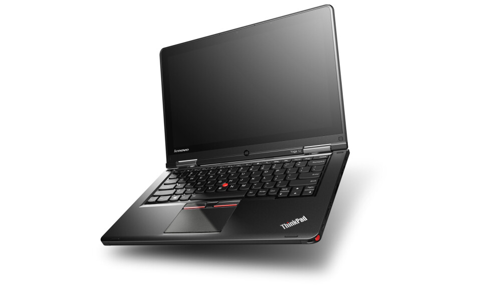 KJENT: Selv om den er litt mindre og tynnere, har Yoga 12 den samme kjente Lenovo-designen vi har sett mange ganger tidligere. KJENT: Selv om den er litt mindre og tynnere, har Yoga 12 den samme kjente Lenovo-designen vi har sett mange ganger tidligere.