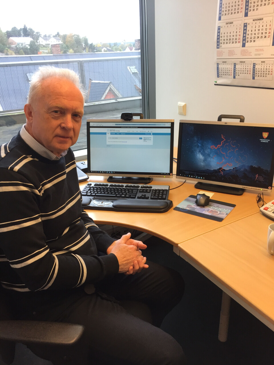 ØNSKER VARSLERE: Bjørn Klubbenes i Fredrikstad kommune legger til rette for at varslere i kommunen skal behandles sikkert og anonymt. (Foto: Fredrikstad kommune)
