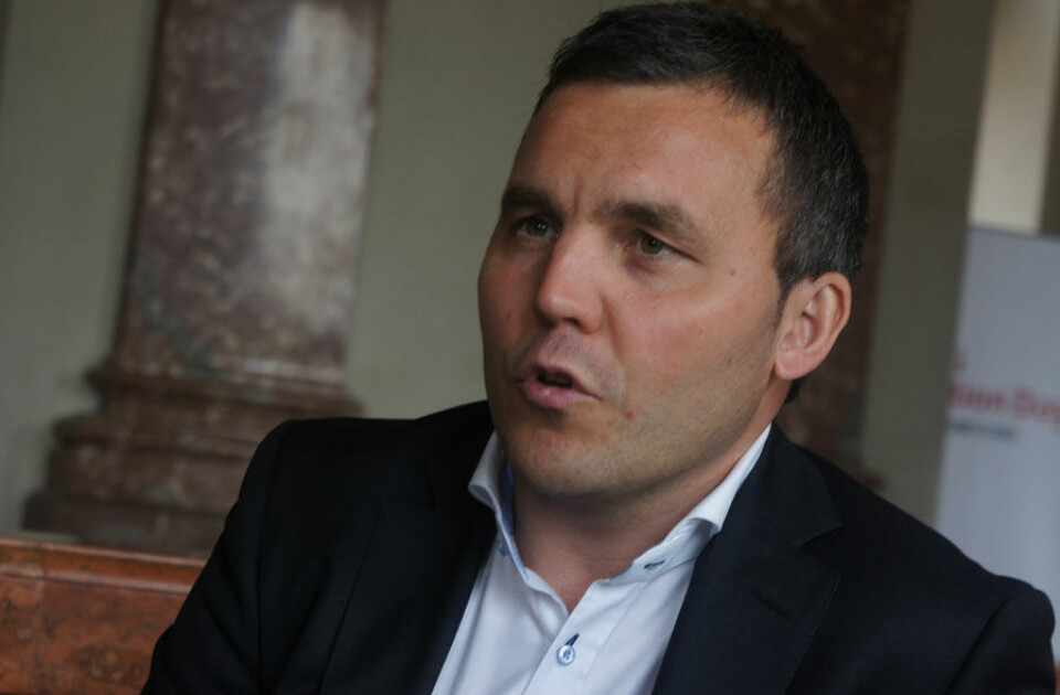 NORSKE MULIGHETER: Kenneth Frederiksen i Huawei ser store vekstmuligheter for selskapet også i Norge. (Foto: Arne Joramo)