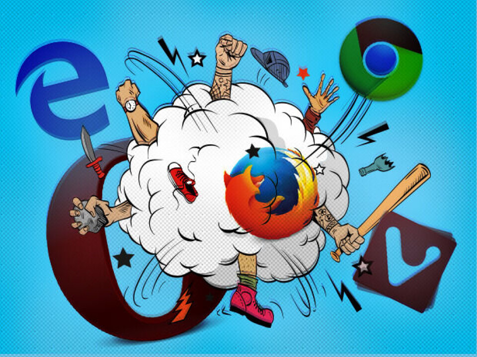KRIG OG KRIG: Alle bak Chrome kan slåss om andeler, mens Googles nettleser "vokser av seg selv". KRIG OG KRIG: Alle bak Chrome kan slåss om andeler, mens Googles nettleser "vokser av seg selv".