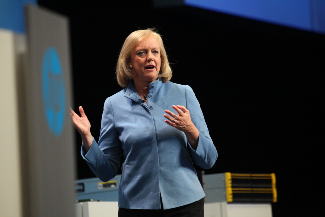 GAV OPP: Toppsjefen i Hewlett Packard Enterprise, Meg Whitman, gav tidligere i år opp å produsere og tilby egne offentlige skytjenester. Nå er det Microsoft Azure for alle penga. GAV OPP: Toppsjefen i Hewlett Packard Enterprise, Meg Whitman, gav tidligere i år opp å produsere og tilby egne offentlige skytjenester. Nå er det Microsoft Azure for alle penga.