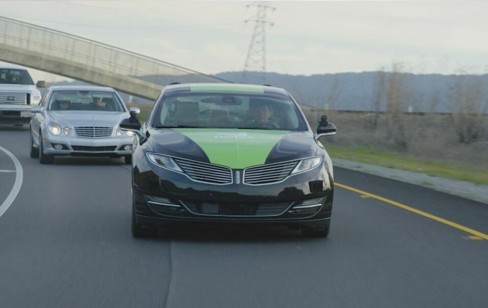Nvidia's self-driving car is called BB8. Credit: Nvidia Nvidia's self-driving car is called BB8. Credit: Nvidia