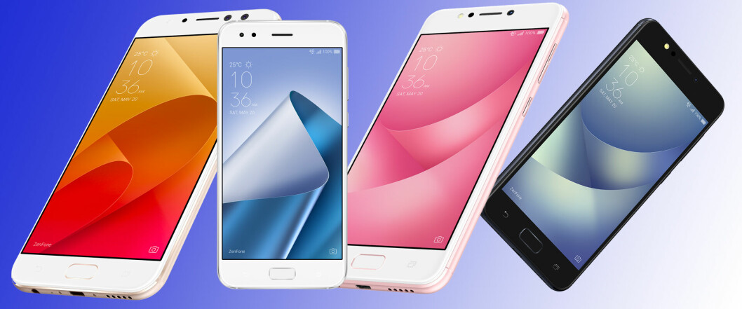 HØSTSLIPP: Asus lanserer nå en hel serie med nye mobilmodeller i Zenfone 4-serien. (Foto: Asus)