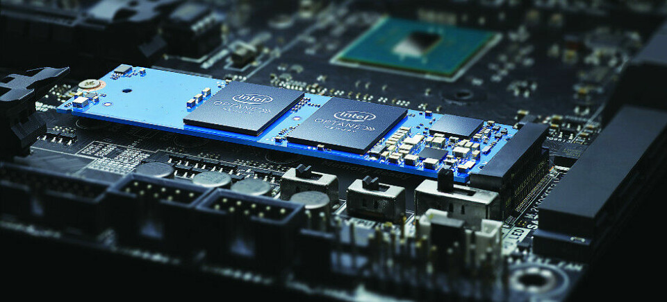 REVOLUSJON: Intels nye Optane-minne er kanskje ikke den beste løsningen i dag, men det er starten på noe stort. FOTO: Intel