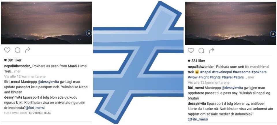 OVERSETTERKNAPP PÅ GODT OG VONDT: Ny oversetterfunksjon skal oversette kommentarer i andre språk til ditt eget. Helt patent er ikke løsningen ennå. Illustrasjon: Skjermdump OVERSETTERKNAPP PÅ GODT OG VONDT: Ny oversetterfunksjon skal oversette kommentarer i andre språk til ditt eget. Helt patent er ikke løsningen ennå. Illustrasjon: Skjermdump