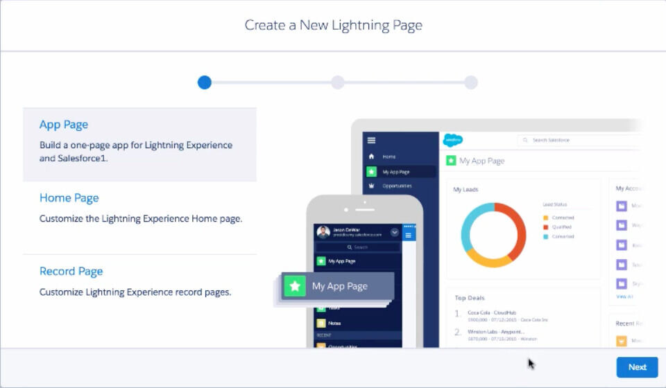 Salesforce App Cloud Mobile aims to let business users create apps without writing any code. Credit: Salesforce Salesforce App Cloud Mobile aims to let business users create apps without writing any code. Credit: Salesforce