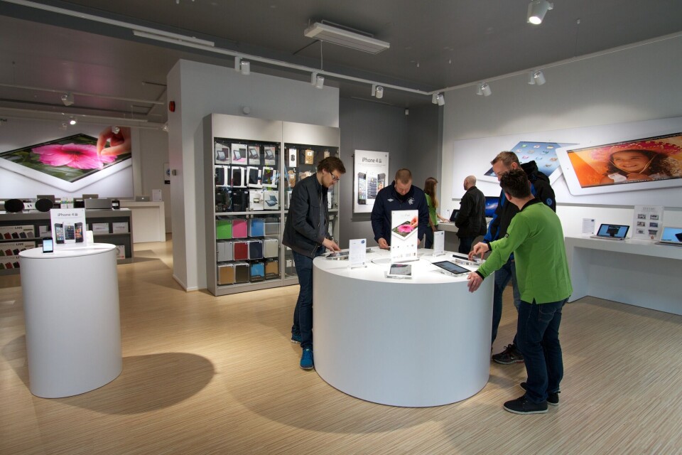 FOR SMÅBEDRIFTER: Eplehuset skal selge Smartday-løsningen for medarbeidere på farten. (Foto: Eplehuset) FOR SMÅBEDRIFTER: Eplehuset skal selge Smartday-løsningen for medarbeidere på farten. (Foto: Eplehuset)