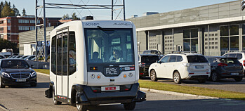 Selvkjørende buss på Fornebu