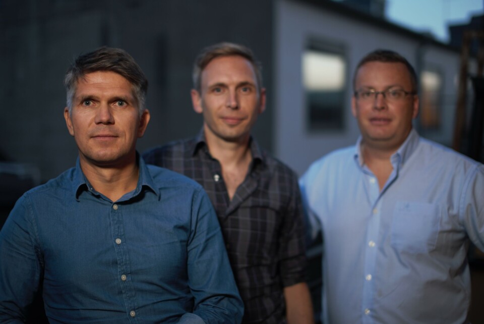 NYE MEDARBEIDERE: Bent Kristiansen, med Roger A. Slaaen og Inge Dahl Halvorsen i bakgrunnen. (Foto: Ensō) NYE MEDARBEIDERE: Bent Kristiansen, med Roger A. Slaaen og Inge Dahl Halvorsen i bakgrunnen. (Foto: Ensō)