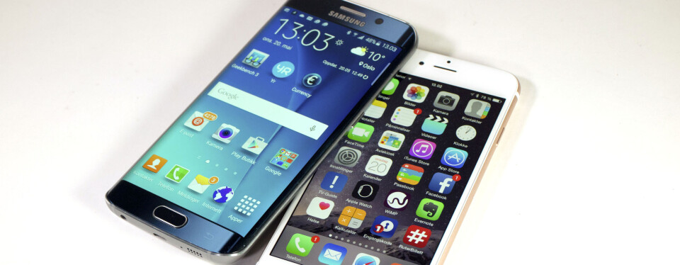 SAMSUNG PÅ TOPP: Ingen slår Android i smarttelefonmarkedet, og Samsung er kongen. Foto: PC World Norge SAMSUNG PÅ TOPP: Ingen slår Android i smarttelefonmarkedet, og Samsung er kongen. Foto: PC World Norge