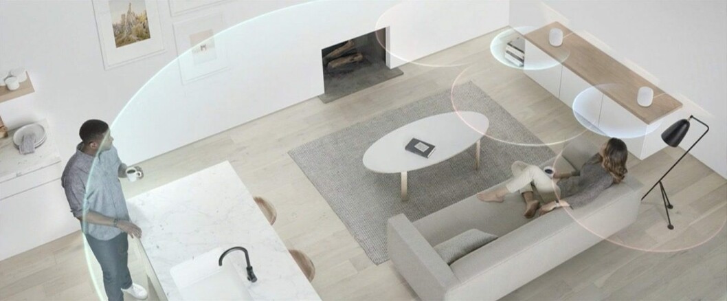 POD: Retningsbestemt lyd tilpasser bølgene etter rommet. (Foto: Apple) POD: Retningsbestemt lyd tilpasser bølgene etter rommet. (Foto: Apple)