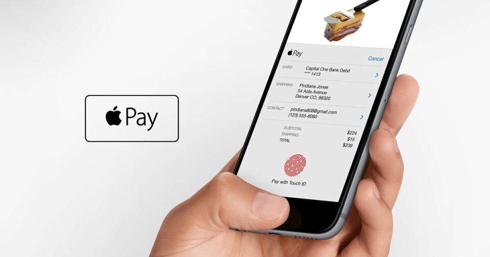 $$$: Sikker mobilbetaling og på nett snart mulig med Apple Pay også her til lands. Foto: Apple $$$: Sikker mobilbetaling og på nett snart mulig med Apple Pay også her til lands. Foto: Apple