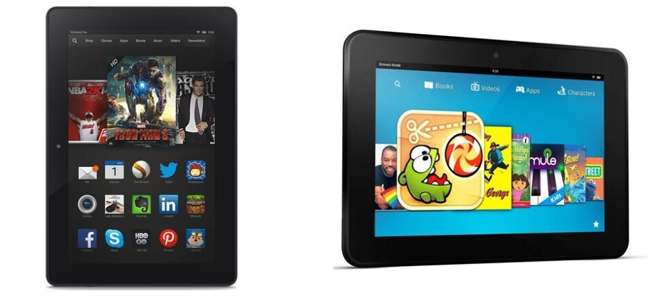 VOKSER I NEDTUR: Gode funksjoner gir vekst i nettbrettsalg fra Amazon og Huawei. Innholdstjenester er nøkkelen hos Amazon. Foto: Amazon VOKSER I NEDTUR: Gode funksjoner gir vekst i nettbrettsalg fra Amazon og Huawei. Innholdstjenester er nøkkelen hos Amazon. Foto: Amazon