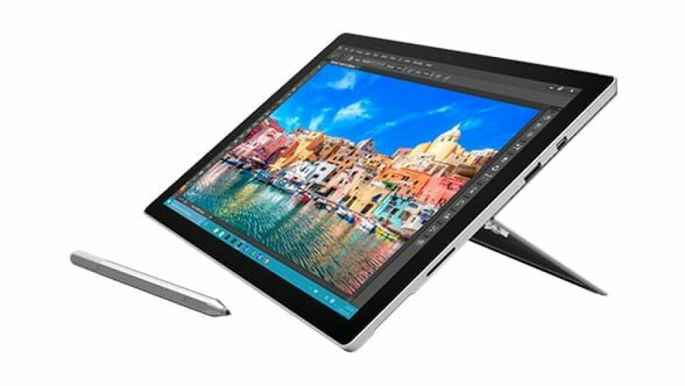 SNART KLAR FOR OPPDATERING: Ny lekkasje om Intels neste prosessor aktualiserer lansering av oppfølgeren til Surface Pro 4. Foto: Microsoft.
