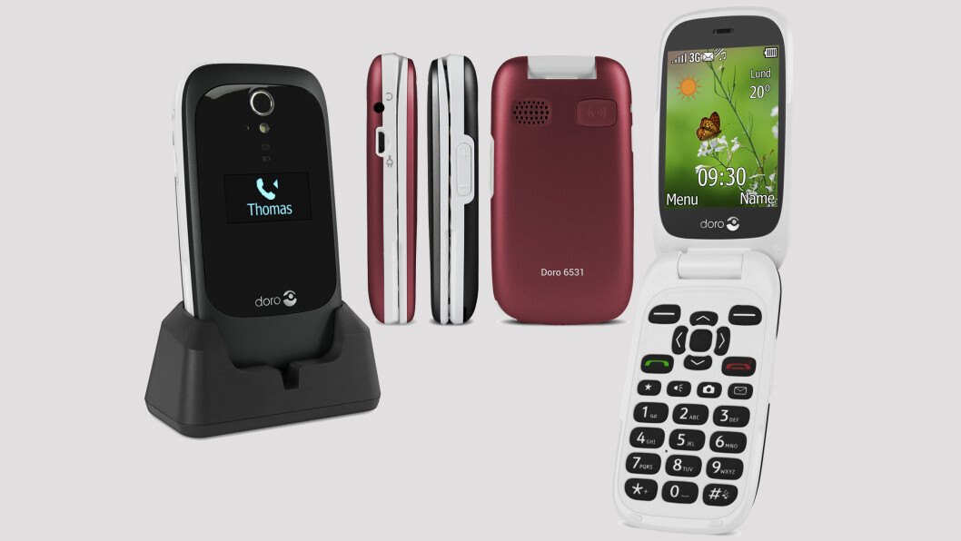 KLAPPTELEFONER MED INTERNETT: Den nye 65-serien, Doro 6521, 6526 og 6531. (Foto: Doro) KLAPPTELEFONER MED INTERNETT: Den nye 65-serien, Doro 6521, 6526 og 6531. (Foto: Doro)