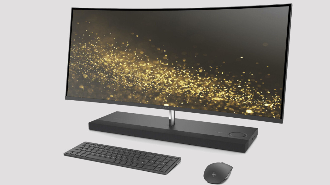 BUET: HP har forbedret sin pc med buet skjer, HP Envy Curved All-in-One 34. (Foto: HP) BUET: HP har forbedret sin pc med buet skjer, HP Envy Curved All-in-One 34. (Foto: HP)