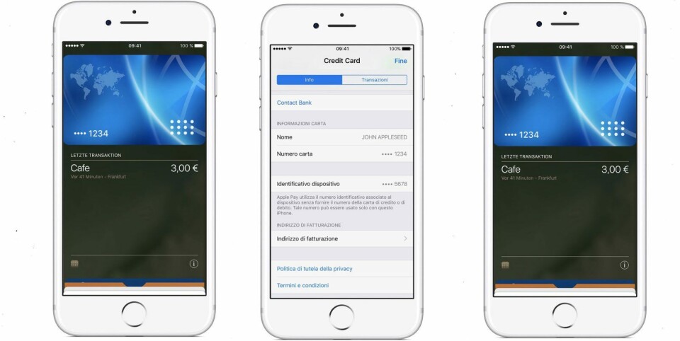 $$$: Apple Pay blir snart offisielt støttet i Tyskland og Italia (Foto: 9to5Mac) $$$: Apple Pay blir snart offisielt støttet i Tyskland og Italia (Foto: 9to5Mac)