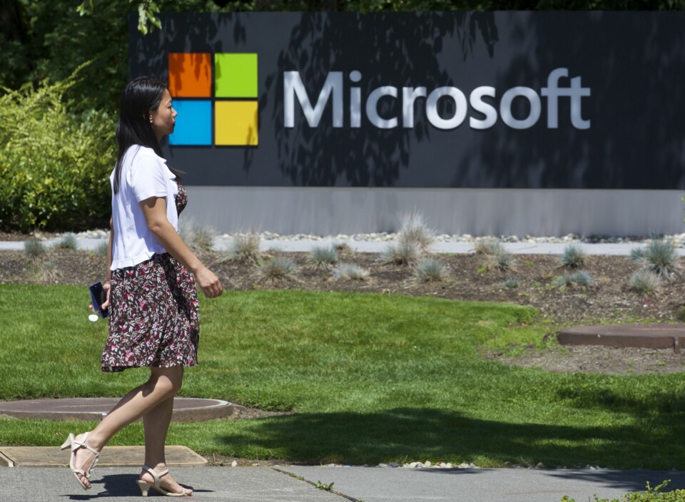 UTSATT: Nye tall fra Check Point Service viser at Microsoft, sammen med DHL, troner listen over nettsvindelforsøk. (Foto: Stephen Brashear/Getty Images for Microsoft)