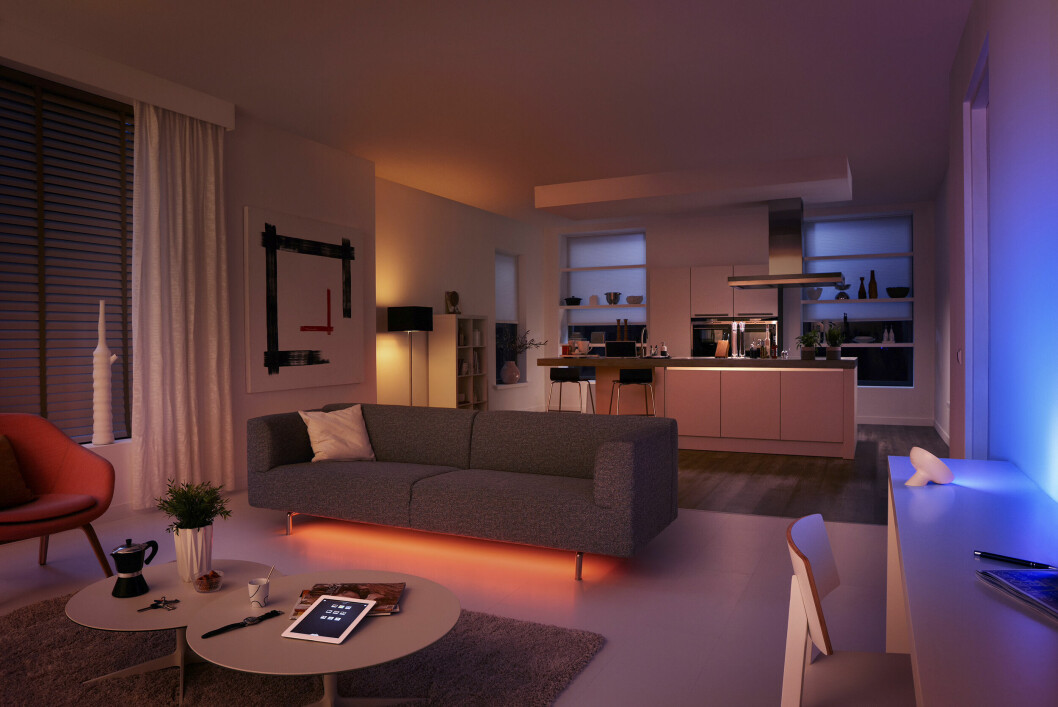 TINGENES INTERNETT: Hjem, kjære digitaliserte hjem. Slik Philips synes det bør være. (Pressefoto: Philips)